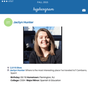 Service-Learning Street Team Member Jaclyn Hunter